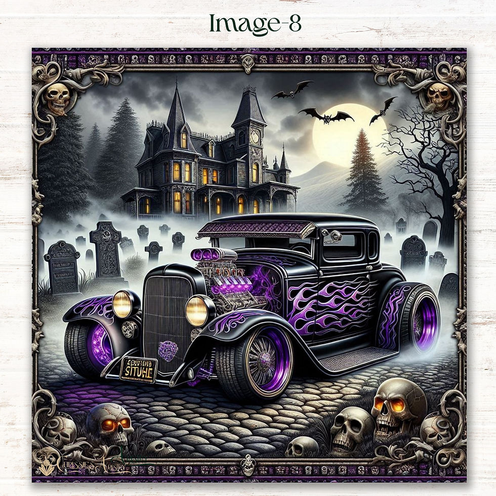 Thumbnail: Gothic Flame Cruiser Fabric Panels