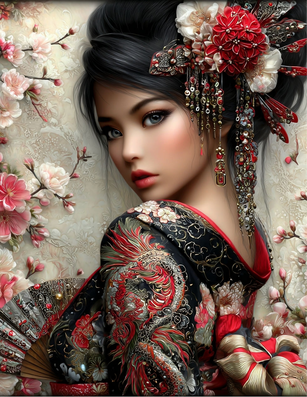 Thumbnail: Cherry Blossom Beauty Diamond Painting