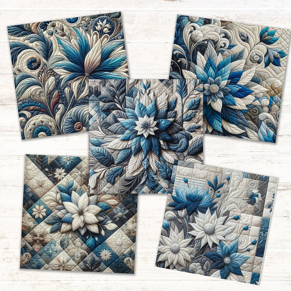 Thumbnail: Winter Elegance Fabric Panels