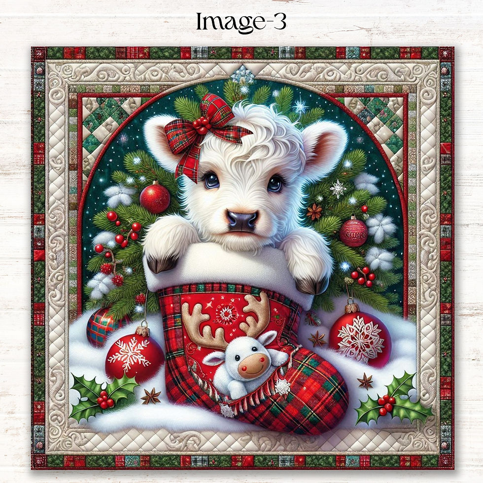 Thumbnail: Christmas Stocking Calf Diamond Painting