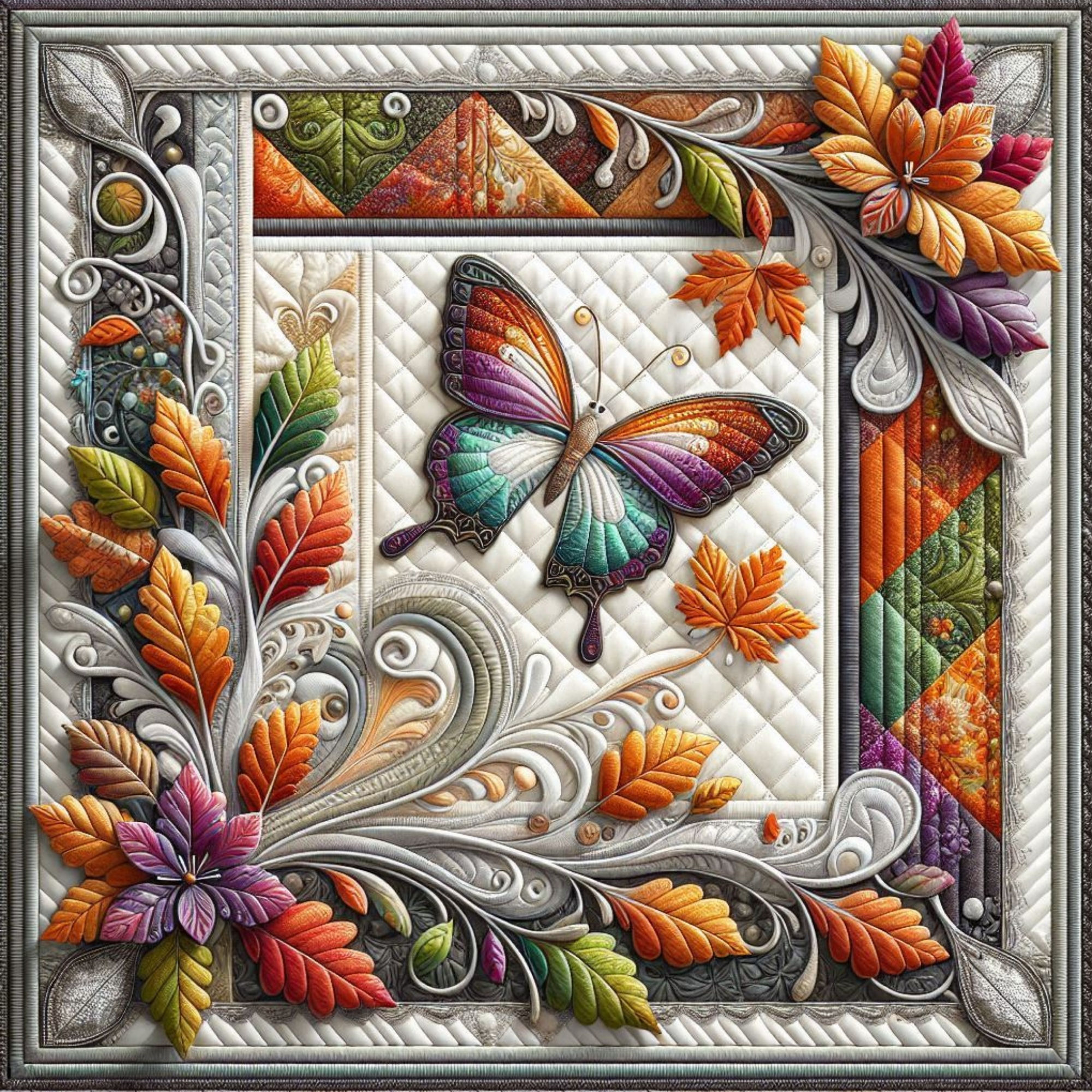 Painted Wings of October Diamond Painting