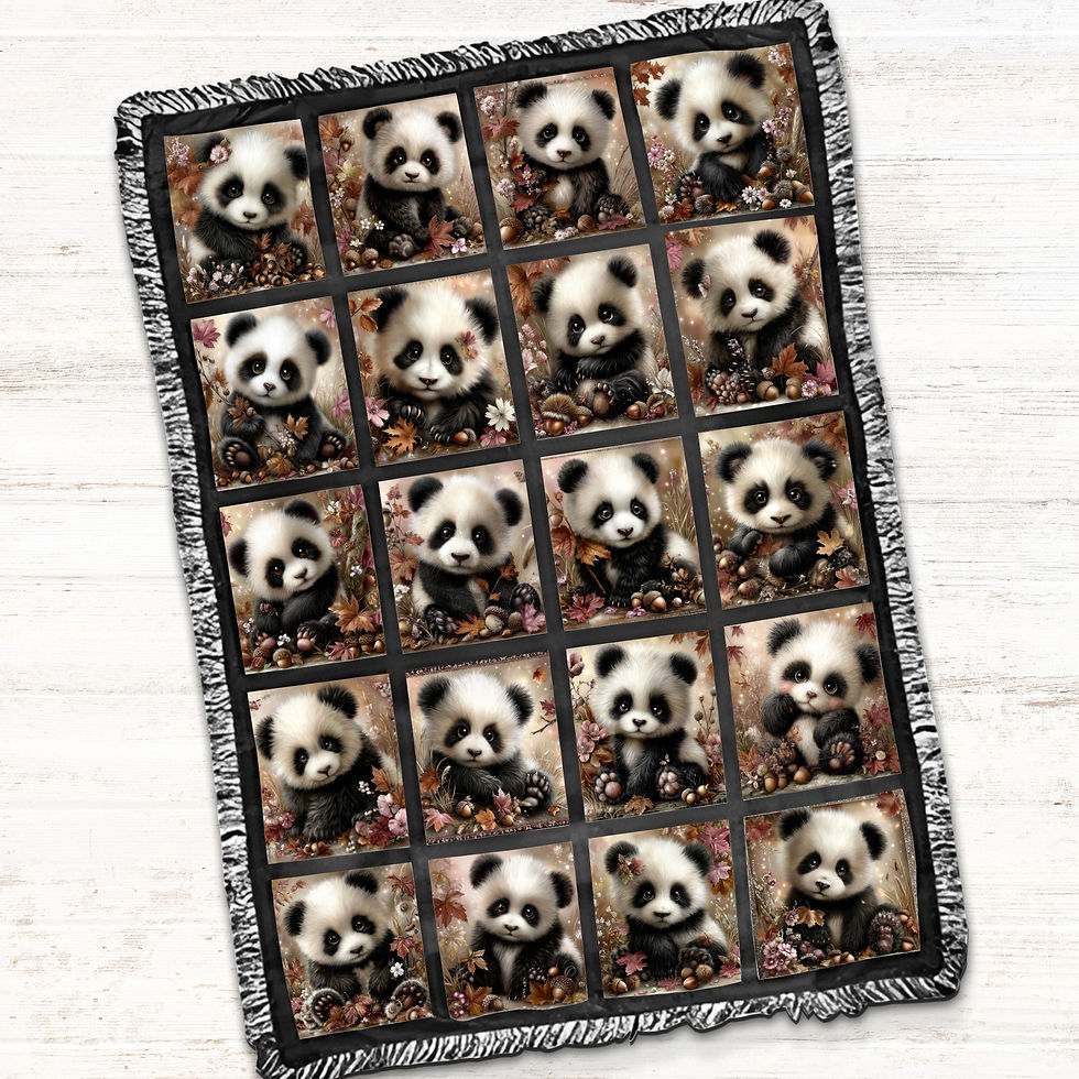 Thumbnail: Little Panda Wonder Fabric Panels