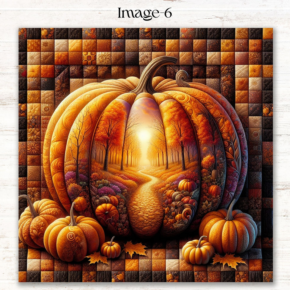 Thumbnail: Golden Autumn Journey Diamond Painting
