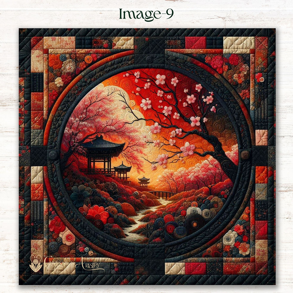 Thumbnail: Sakura Nightfall Fabric Panels