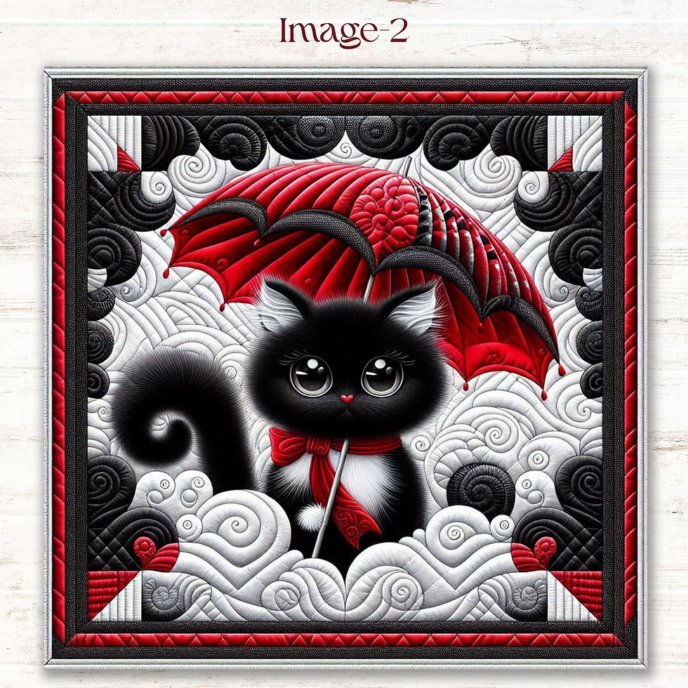 Thumbnail: Purr-fectly Posh Kitten Diamond Painting