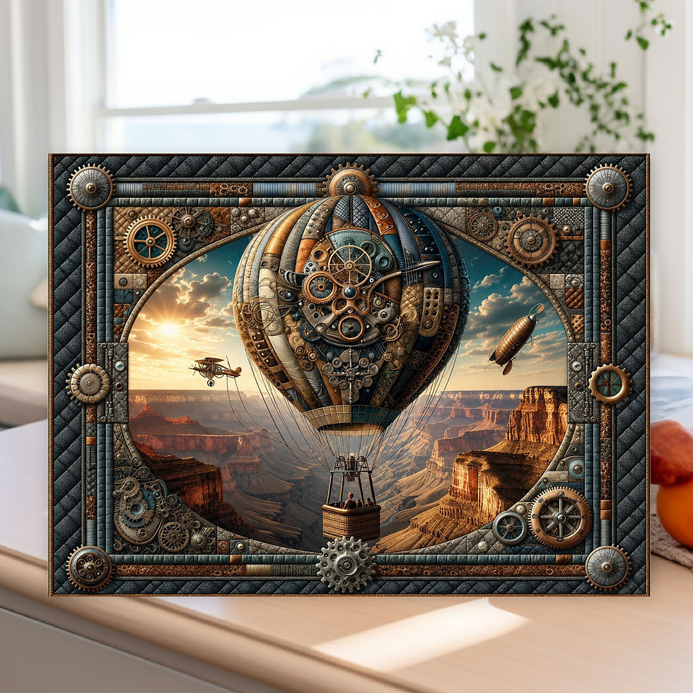 Thumbnail: Aviator's Invention – 15" × 11" glass cutting board sublimation designs