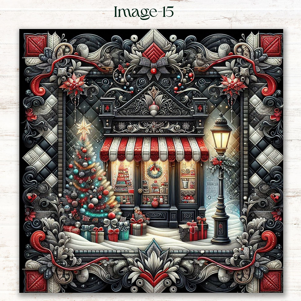 Thumbnail: Christmas Eve Boutique Fabric Panels