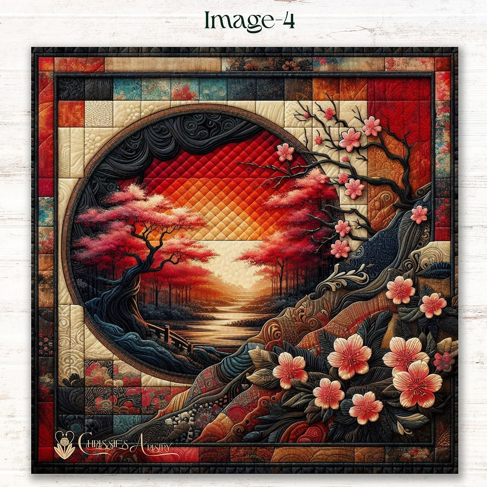 Thumbnail: Sakura Nightfall Fabric Panels