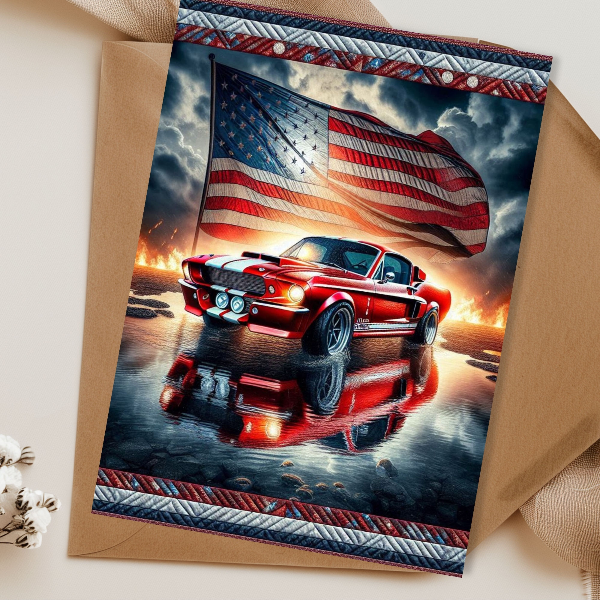 Patriot’s Drive Blank Greeting Card Set