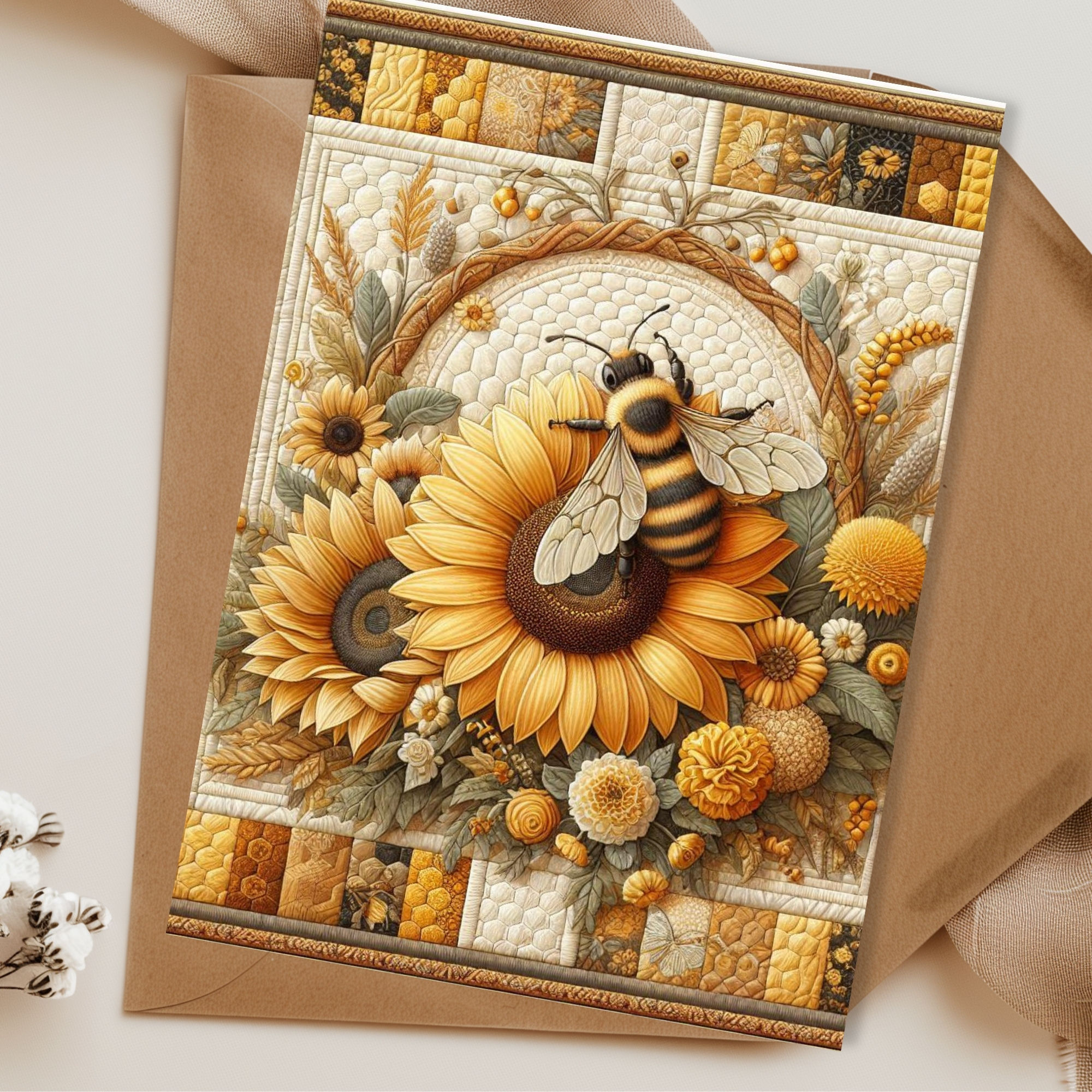 Honeybee Days Blank Greeting Card Set