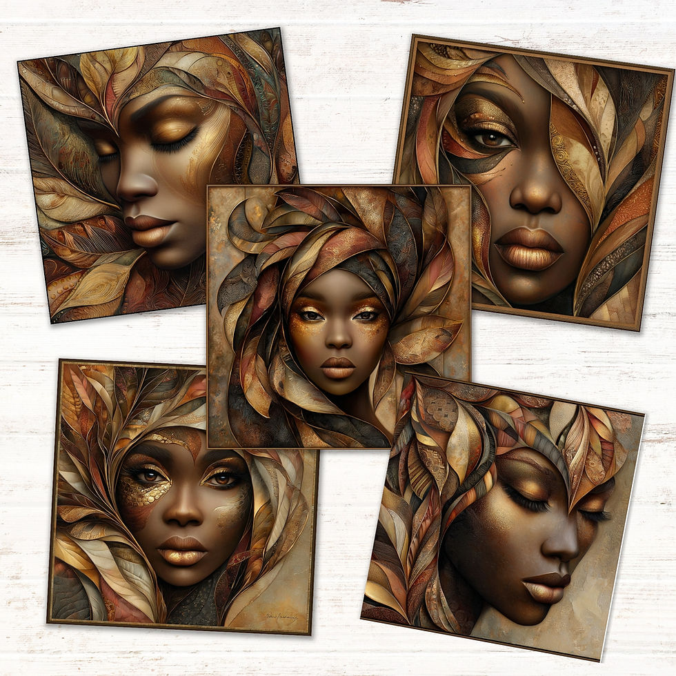 Thumbnail: Tribal Goddess Fabric Panels