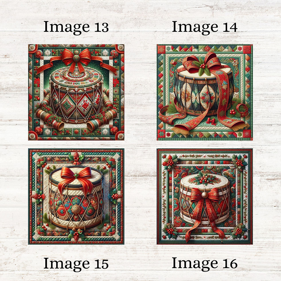 Thumbnail: Little Drummer Joy Fabric Panels