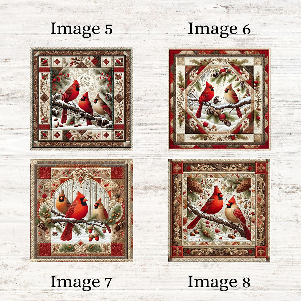 Thumbnail: Holiday Gathering Fabric Panels