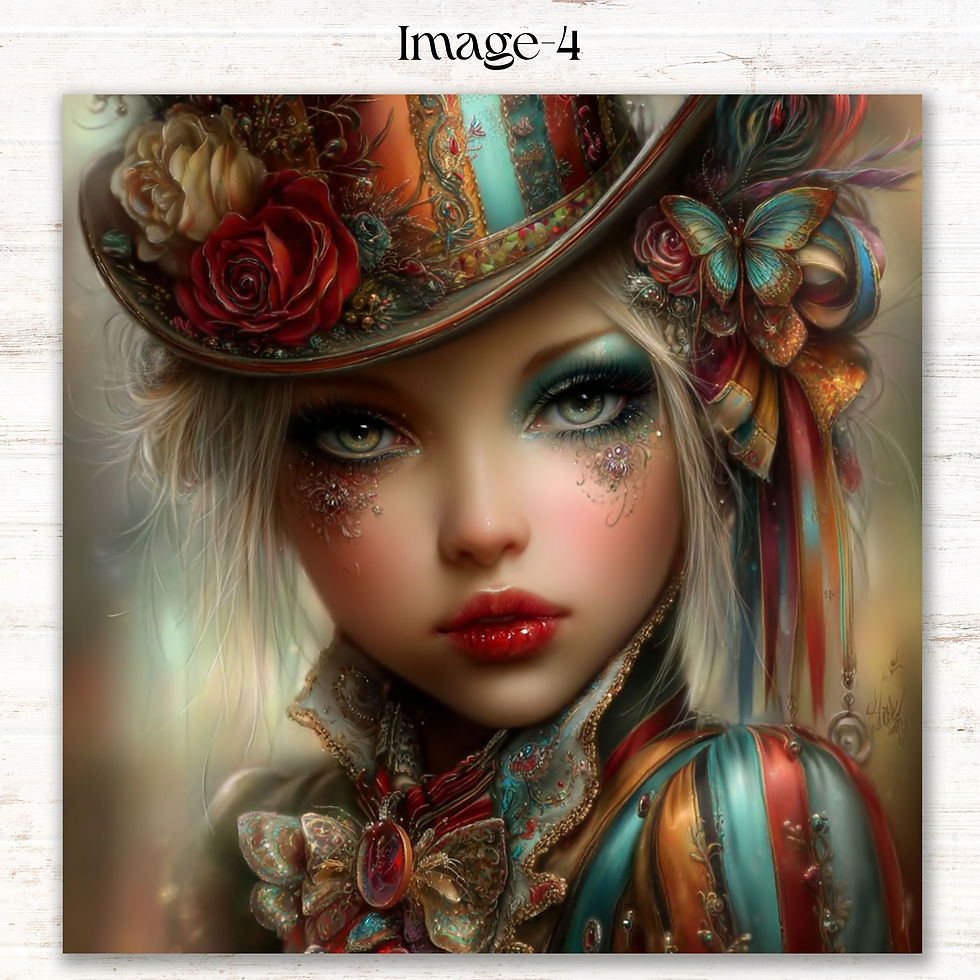 Thumbnail: Painted Elegance Diamond Painting