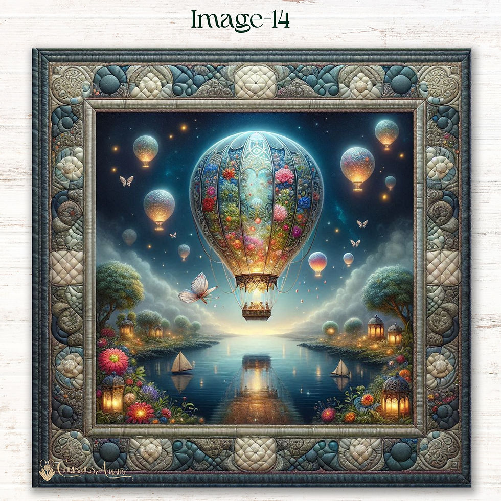 Thumbnail: Dreams Beneath the Stars Fabric Panels