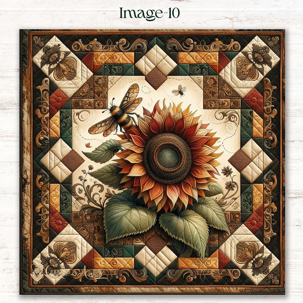 Thumbnail: Countryside Bee Fabric Panels