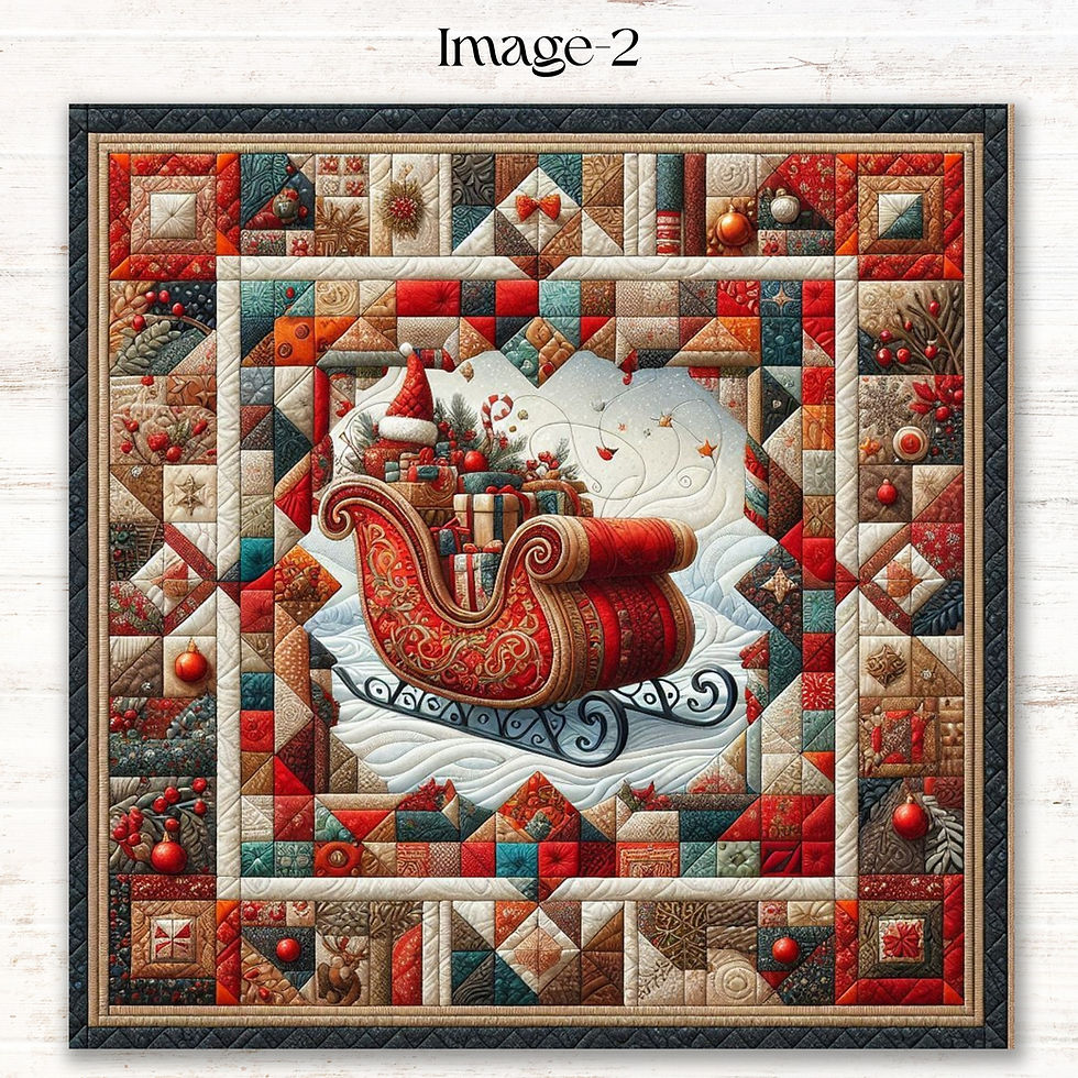 Thumbnail: Santa's Sleigh Ride Diamond Painting