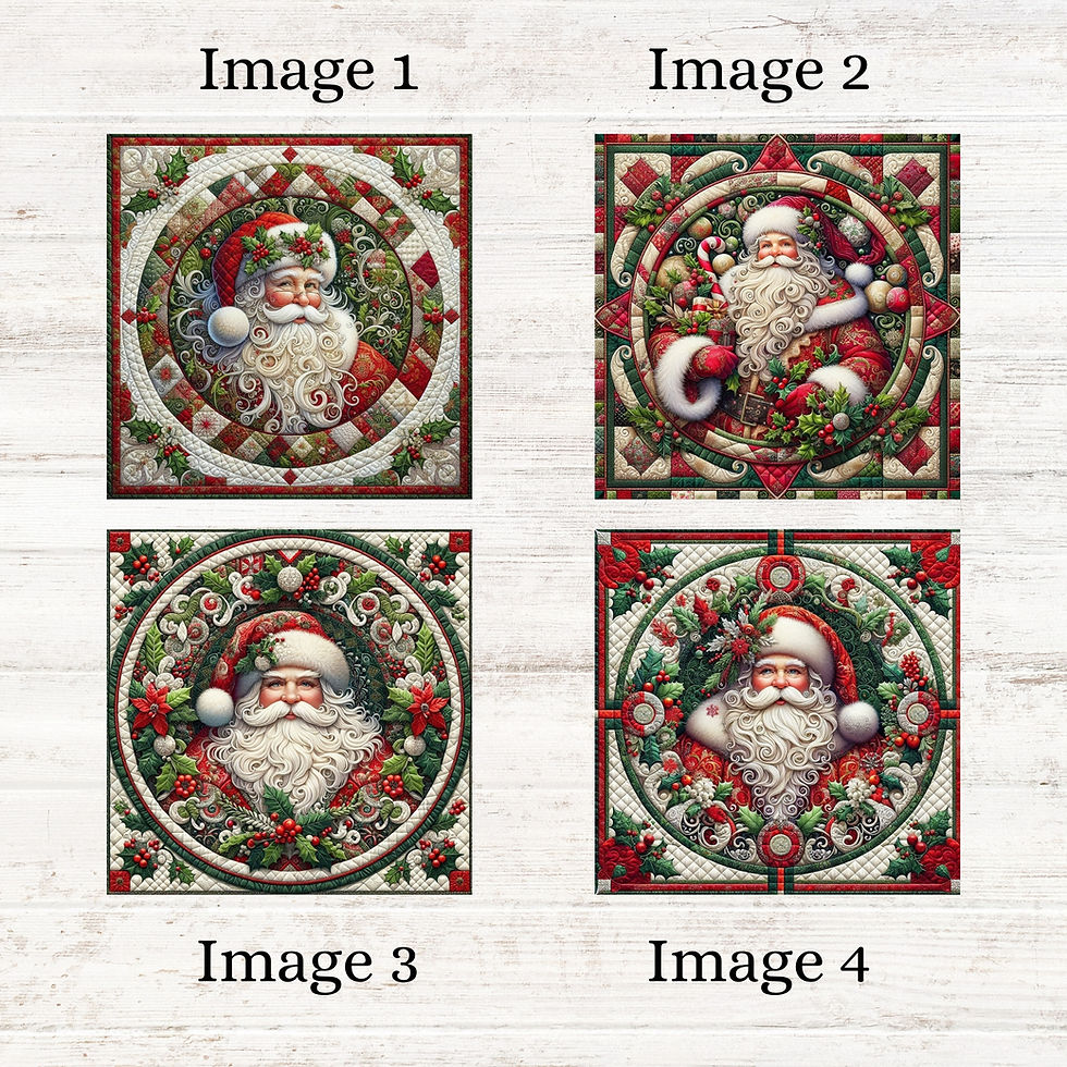 Thumbnail: Father Christmas Fabric Panels