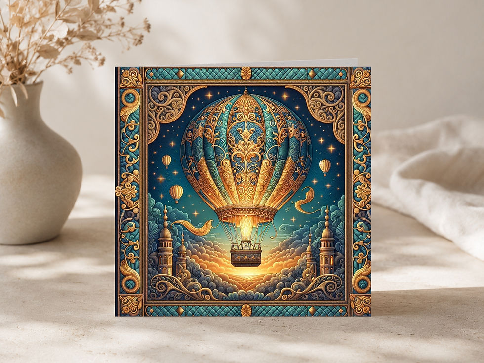 Thumbnail: Journey to the Stars Printable Greeting Cards