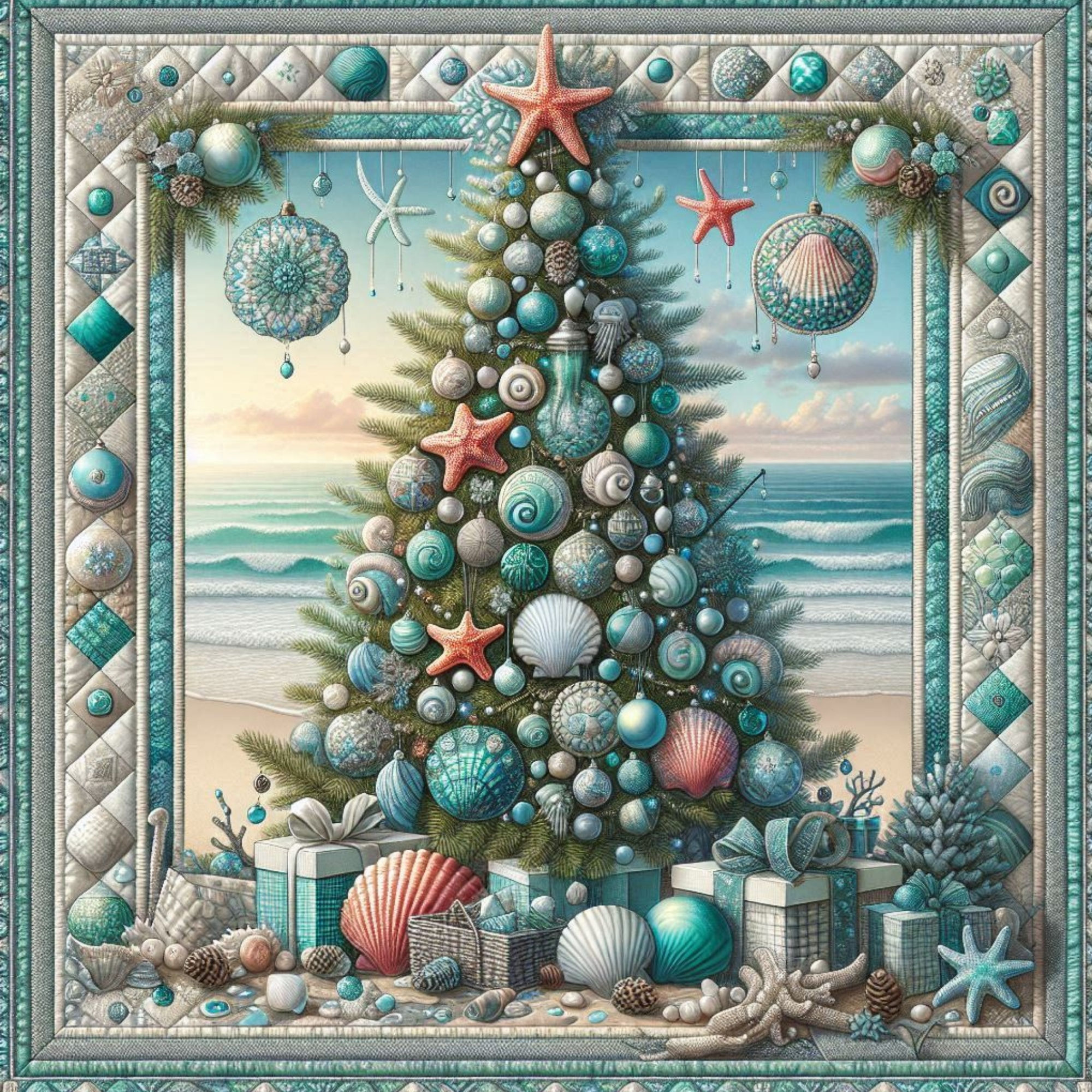 Christmas by the Sea Diamond Painting