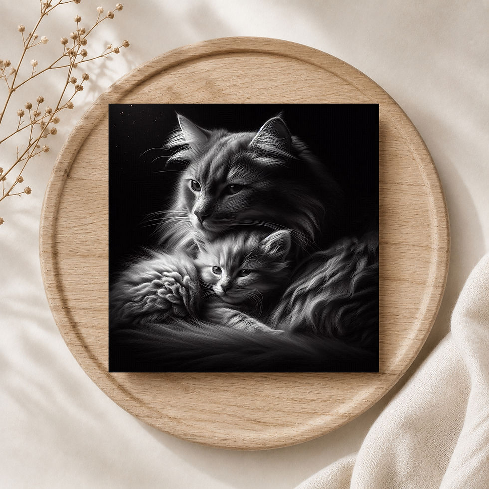 Thumbnail: Wrapped in Love captures the tender bond between loving cats and their precious
