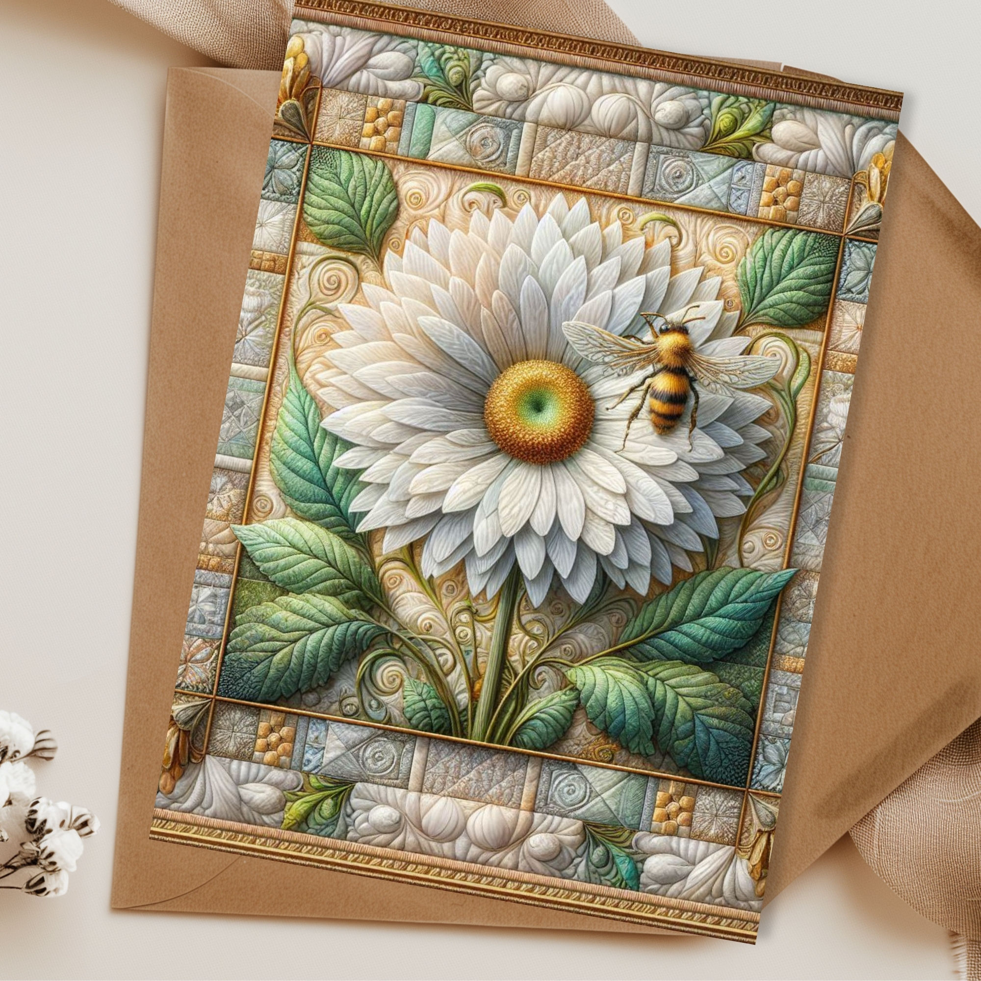 Daisy Meadow Bliss Blank Greeting Card Set