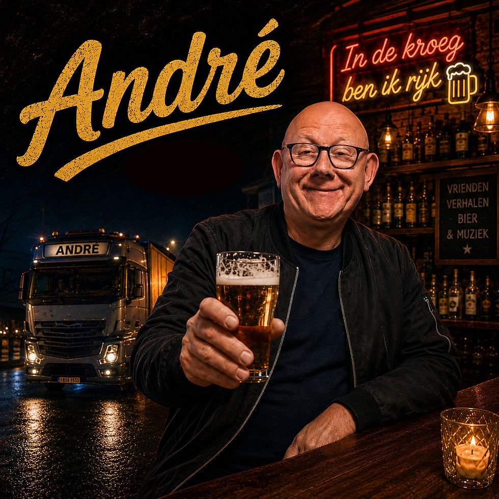 André CD hoes in de kroeg