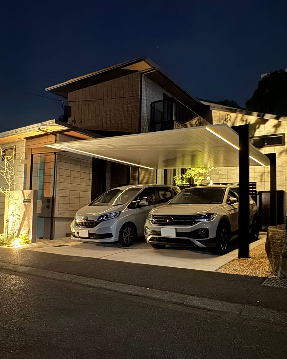 カーポートSC2台用in鹿児島市
