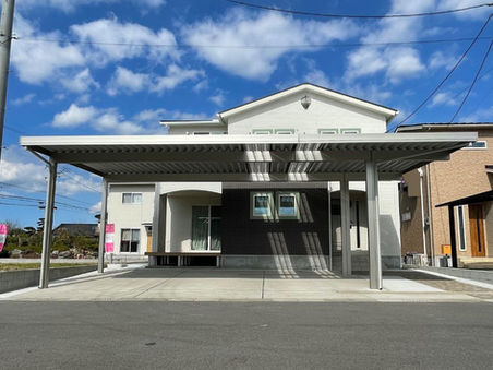 ジーポートPro 3台用間口延長&明かり取り屋根in鹿児島市