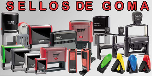 SELLOS DE GOMA 