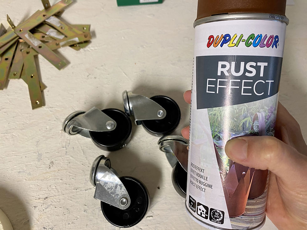 Rosteffekt Spray für Rollen