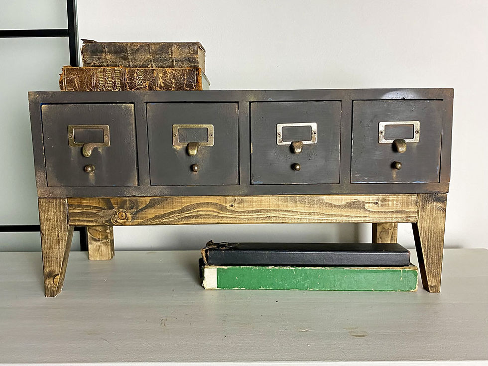 Möbelupcycling mit Dixie Belle Paint Kreidefarbe im industrial style