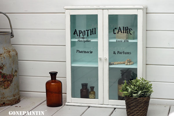 Schablone auf Glas - so geht´s!