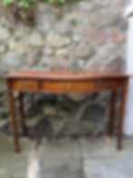 Möbelstreichen mit Decoupage Papier und Kreidefarbe im Rostlook