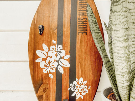 DIY SCHLÜSSELBRETT IM SURFDESIGN