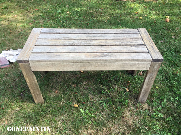 Gartenmöbel lackieren