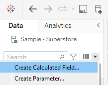 Creating a new calculated field