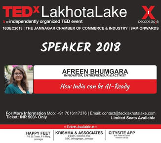 Afreen Bhumgara - Maker of Interesting Things