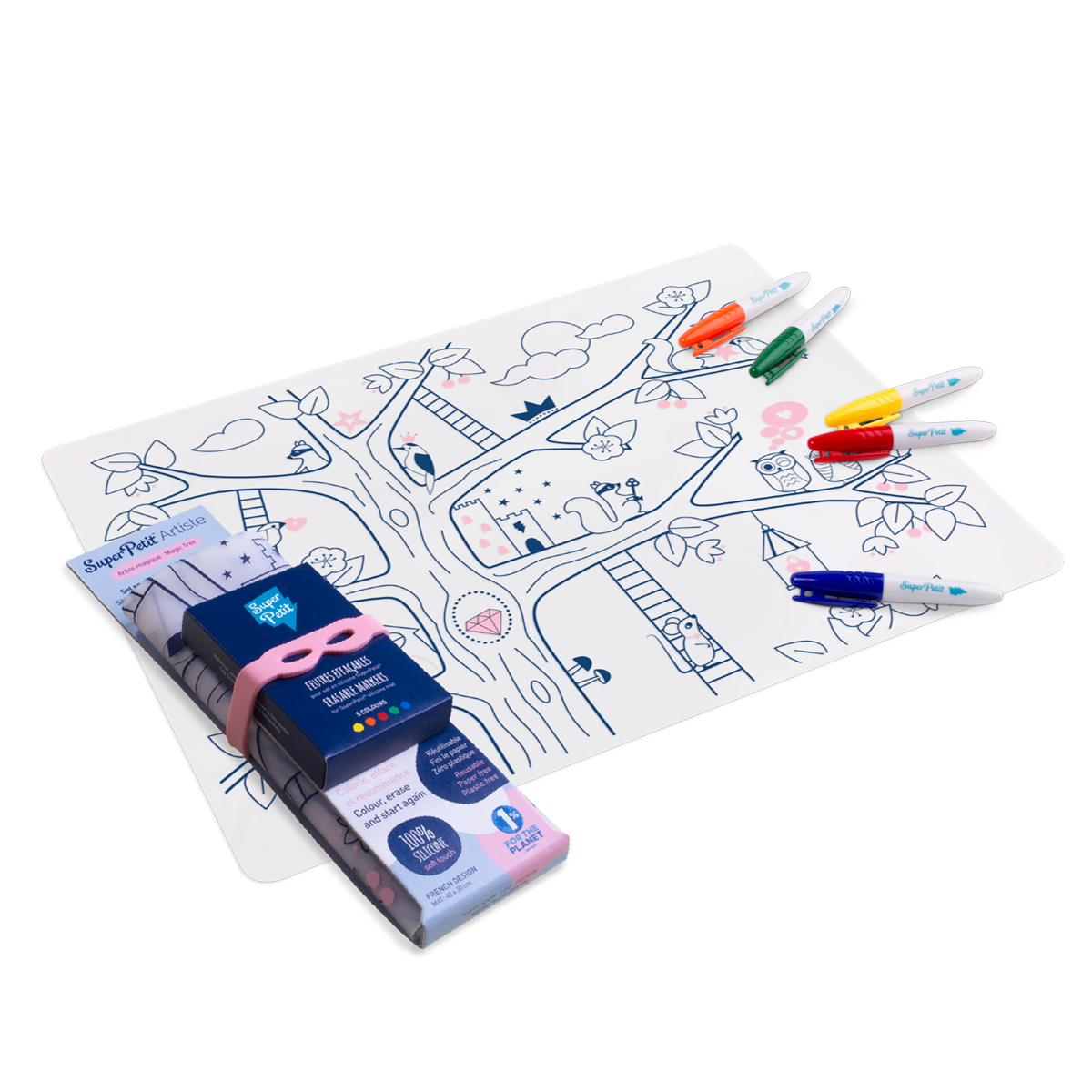 Malmatte / Tischset - ZAUBERBAUM