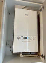 Boiler installation in an Oldham home