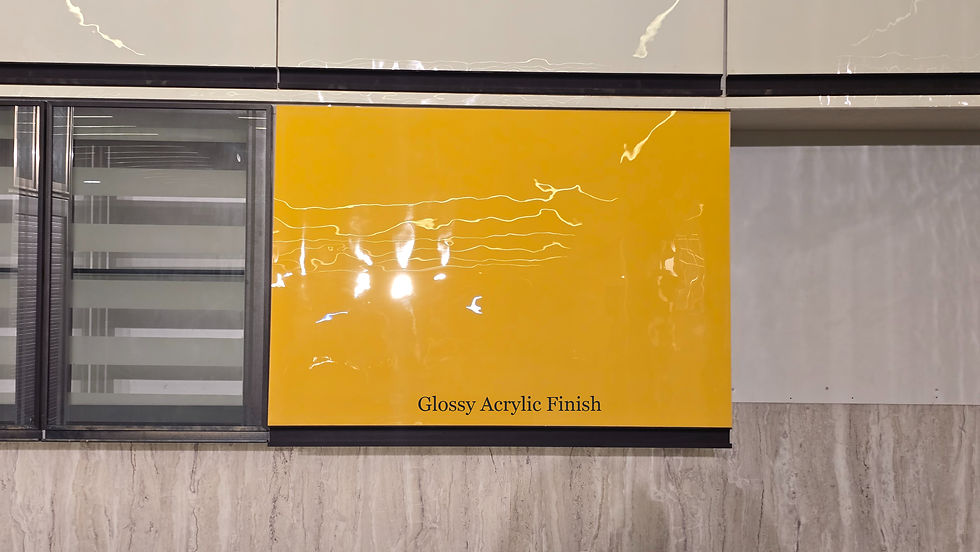 Undulations on Glossy Acrylic Sheets