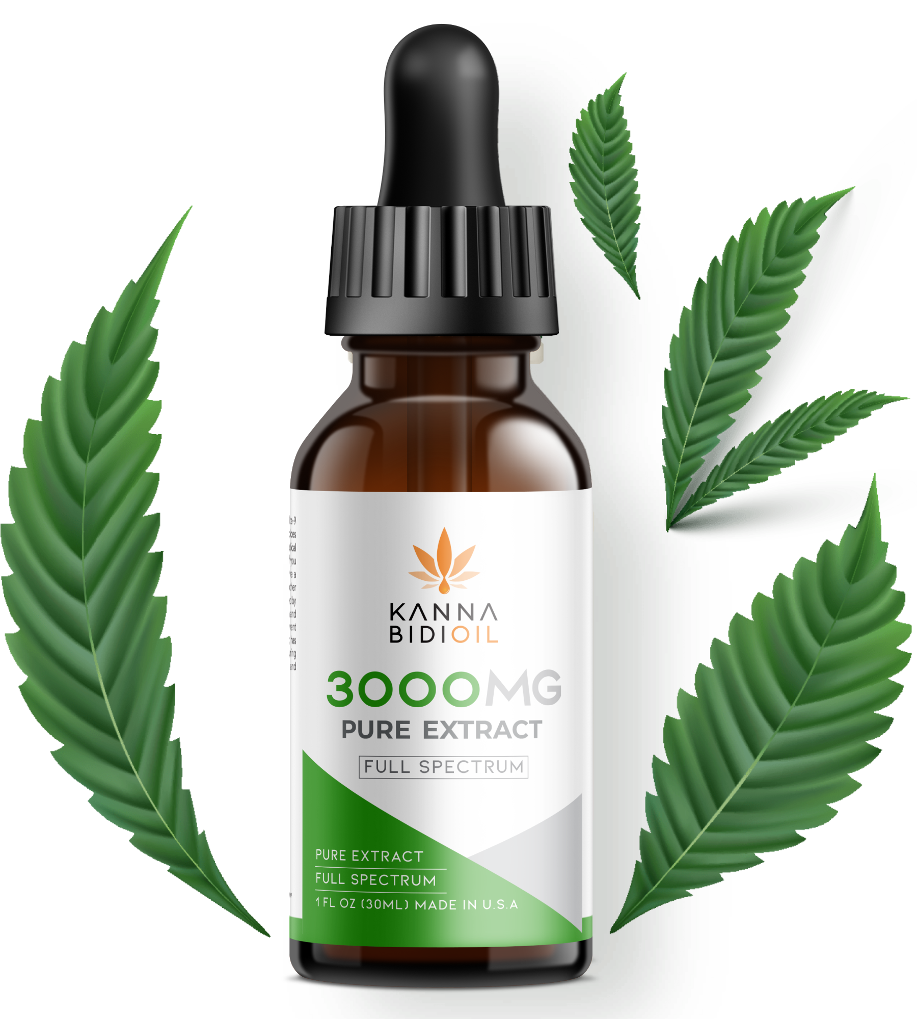 KannabidiOil 3000mg Full Spectrum 30mL