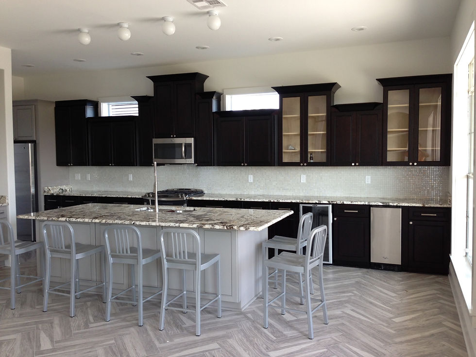 Espresso Maple and Greige Maple