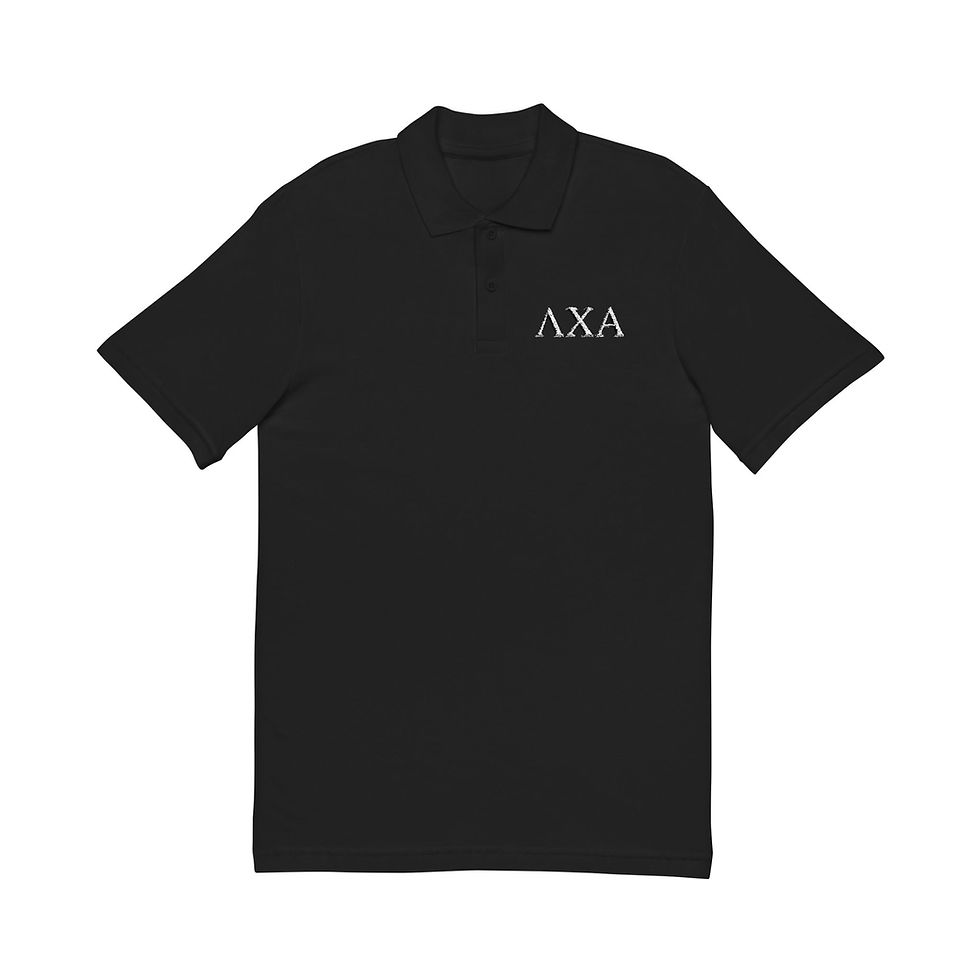 Lamba Chi Polo 100% Cotton