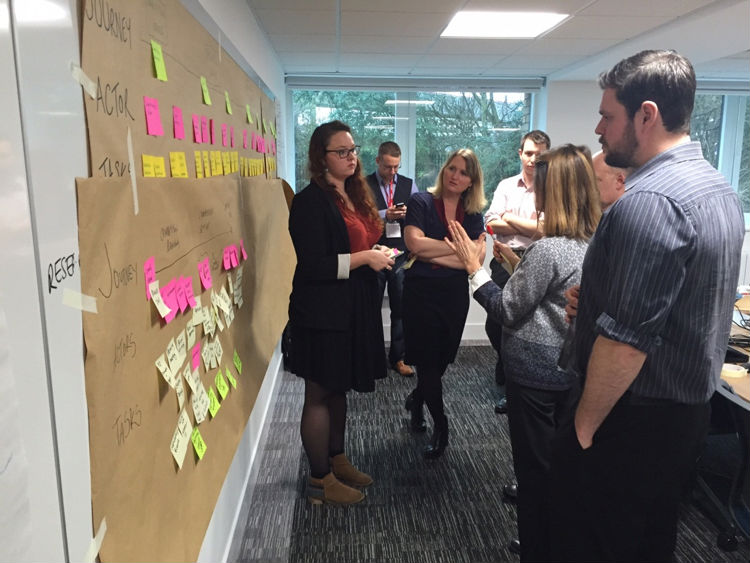 Photograph of a GDS workshop