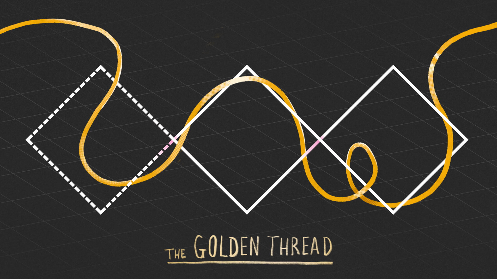 Illustration showing 'The Golden Thread' - description in article