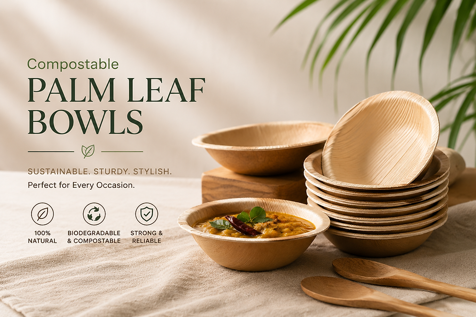 Best Place to Order Compostable Palm Leaf Bowls in Bangalore