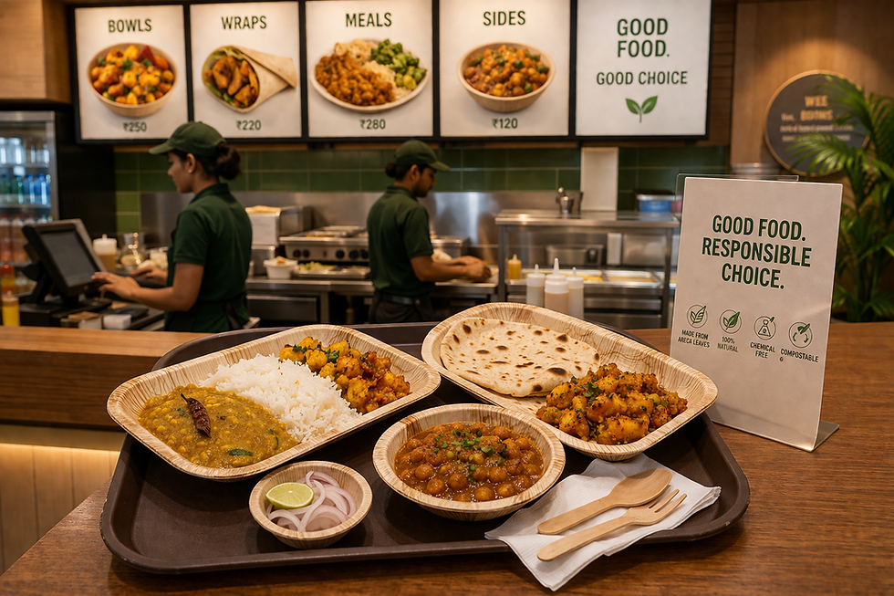 Areca Leaf Plates for QSR: A Growing Trend in Sustainable Food Service