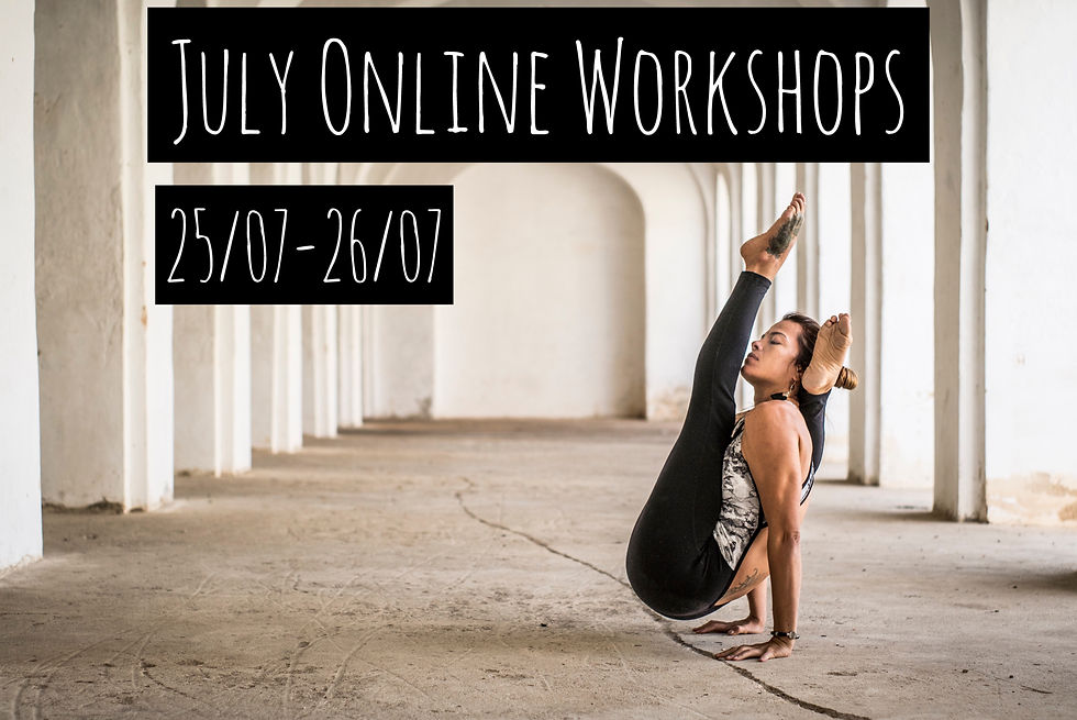 July Online Workshops - Deepen your practice