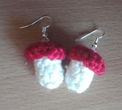 Mushroom Earrings